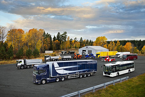 Scania product family. Södertälje, Sweden Photo: Dan Boman 2013