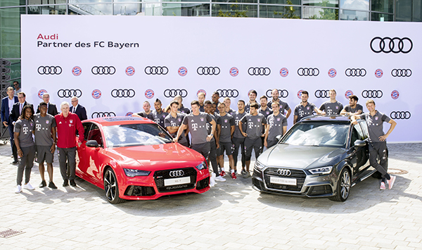 Handover of company cars at Audi in Ingolstadt