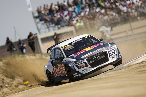 Mattias Ekstrom (SWE) performs during the FIA World Rallycross Championship in Montalegre, Portugal on April 22, 2017 // Jaanus Ree/Red Bull Content Pool // P-20170427-01357 // Usage for editorial use only // Please go to www.redbullcontentpool.com for further information. //